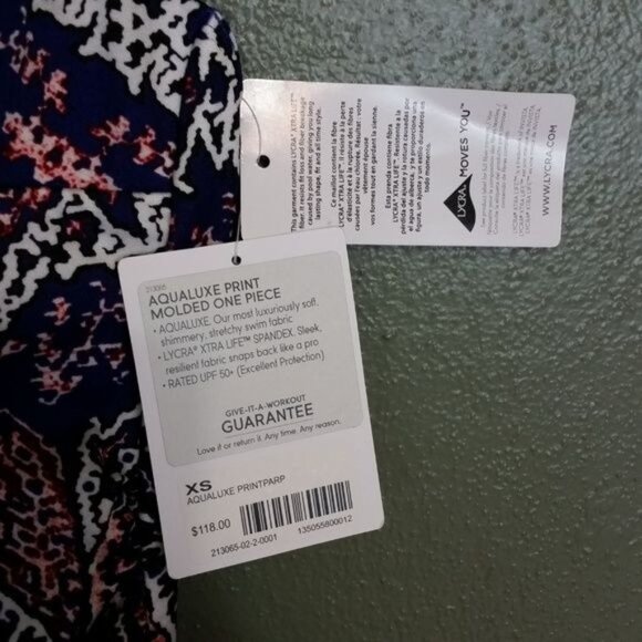 Athleta Aqualuxe print molded one-piece - Picture 6 of 6